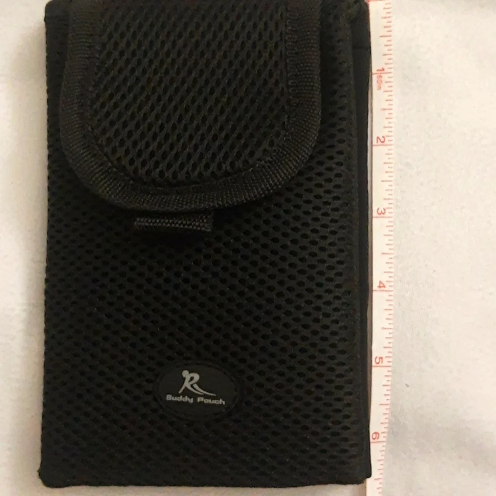 Magnetic Pouch Waist Pack Gym Phone ID Keys Travel Wallet Accessory Black NEW